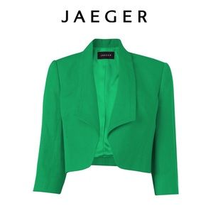 cropped formal jacket